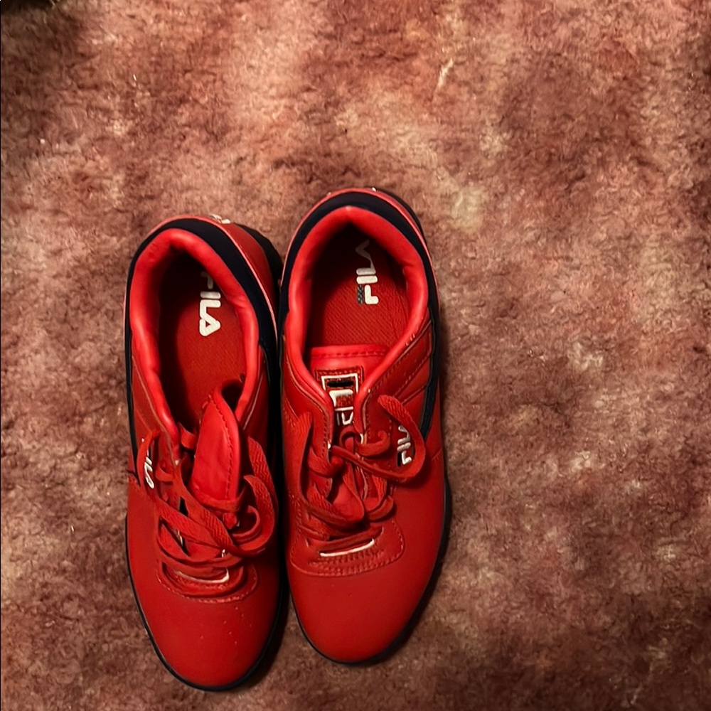 Fila Kids Red Sneakers